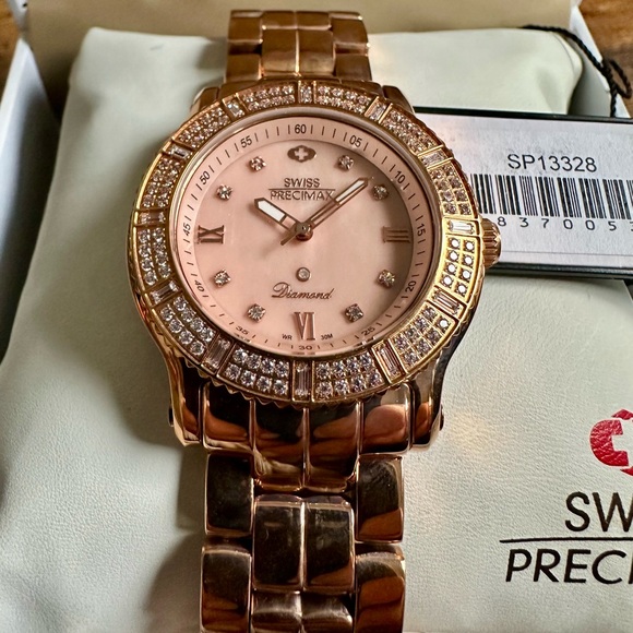 NWT Swiss Precimax Women’s Rose Gold Watch - Picture 5 of 9